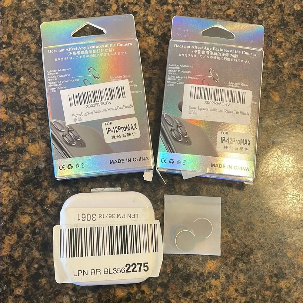 Sapphire Lens Armor Camera Protector Set - Silver